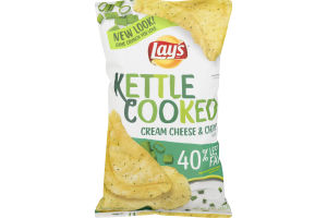 Lay's Kettle Cooked Potato Chips Cream Cheese & Chives