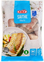 Сайда замороженная глазированная филе порции Vici б/ш б/к м/у 500г