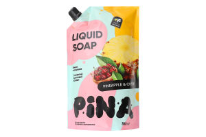 Мило рідке Pina 550 мл д/пак. Pineapple and cherry