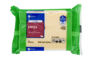 SE Grocers Chunk Swiss Natural Cheese