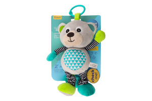 Іграшка Bears плюшева музична 0+ сіра Canpol babies