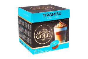 Кава мелена DG Aroma Gold Тірамісу в капсулах