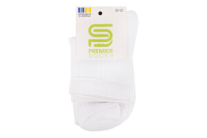 Шкарпетки дит Premier socks Економ рубч біл р20-22