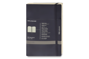 Записник Moleskine PRO м'який середній чорний