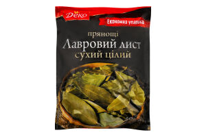 Лист лавровый сухой целый Деко м/у 50г