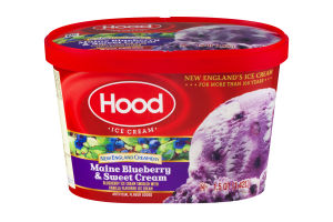 Hood Ice Cream New England Creamery Maine Blueberry & Sweet Cream