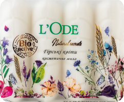 Мыло туалетное Горные цветы Natural secrets L'Ode 4х60г