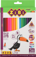 Олівці кольорові Кідс Лайн 36шт Зібі