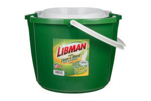 Libman 4 Gallon Clean & Rinse Bucket With Wringer