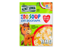 Суп Зоопарк Aunt Sonia м/у 60г