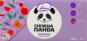 Рушники паперові листові 2-х шарові Сніжна Панда 140шт