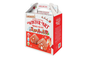 Печиво цукрове з ароматом апельсина Апельсинове селище Delicia к/у 400г