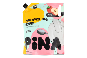 Засіб д/миття посуду Apple 1л д/п Pina