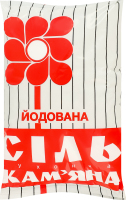 Сіль кухонна кам'яна йодована помел №1 НЗ м/у 1кг