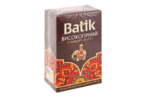 Чай черный байховый цейлонский мелкий Высокогорный Batik к/у 100г