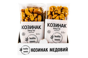 Козинак медовый Кешью Healthy Sweets м/у 50г