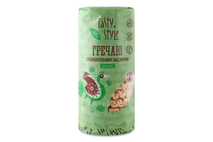 Хлібці греч. з нас.коноп.Tasty Style100г