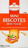Тосты пшеничные Minigrill Diatosta к/у 120г