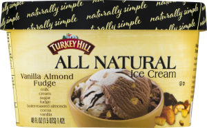 Turkey Hill All Natural Ice Cream Vanilla Almond Fudge