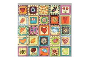 Блокнот лінія з перфорацією та клеєве кріплення 10*10см 60аркушівТетрада