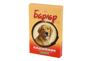 Нашийник д/собак інсектоакарицидний Бар"єр супер чорний 65*5см Продукт