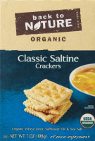 Back to Nature Organic Classic Saltine Crackers