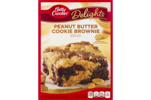 Betty Crocker Delights Supreme Peanut Butter Brownie Mix