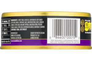 Bumble Bee Albacore Tuna with Ginger, Soy & Olive Oil