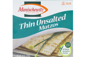 Manischewitz Thin Unsalted Matzos