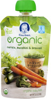 Gerber Organic Baby Food Carrots, Zucchini & Broccoli