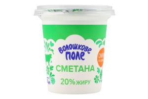 Сметана 20% Волошкове поле ст 300г