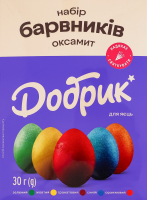 Набор Красители пищевые для яиц 5х3г + кислота винная 5х3г Бархат Добрик к/у 1шт