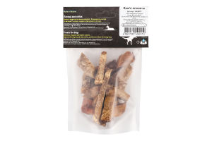 Ласощі для собак сушені Вим'я яловиче Premium Leopold в/у 0.1кг