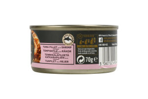 Корм для котів Encore філе тунця з креветками з/б