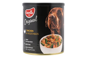 Корм д/дорослих собак Original Mono Protein Курка з овочами 800г ж/б Carnie