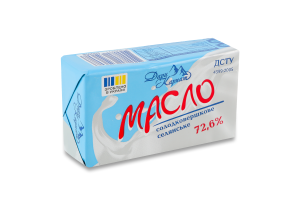 Масло сладкосливочное 72.6% Селянське Дари Карпат м/у 180г