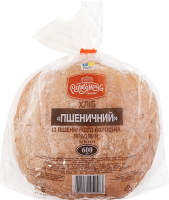 Хліб із пшеничного борошна подовий Пшеничний Рум'янець м/у 600г