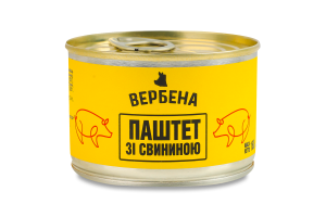 Паштет зі свининою стерилізований Вербена з/б 160г