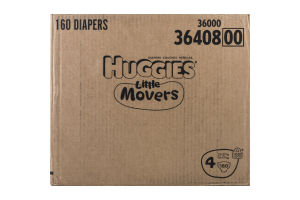 Huggies Little Movers Diapers Size 4 - 160 CT