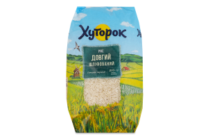 Рис длинный шлифованный Хуторок 1с м/у 800г