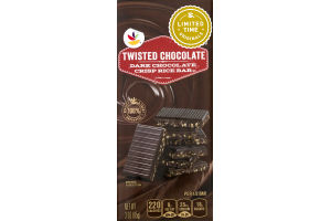 Ahold Twisted Chocolate Dark Chocolate Crisp Rice Bar