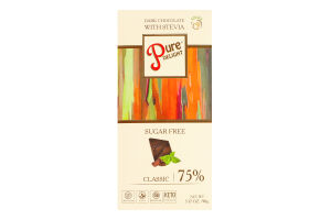 Шоколад 75% чорний Класичний Pure Delight к/у 90г