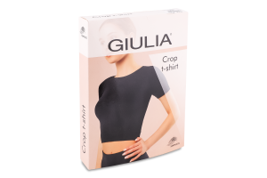 Футболка жіноча Giulia Crop T-shirt nero S/M