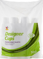 Ahold Cups Designer Translucent Plastic Value Pack - 7 OZ