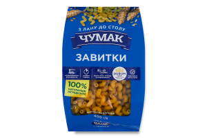 Изделия макаронные класс экстра группа А Завитки Чумак м/у 400г