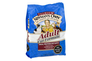 Newman's Own Premium Adult Cat Formula Organic Chicken