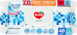 Серветки вологі господарчі універсальні Selecta Ruta 48шт