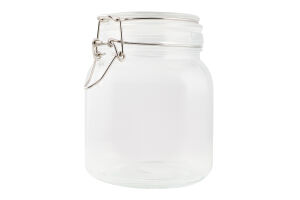 Банка д/зберігання 1л скло з бугельним замком KYYW449