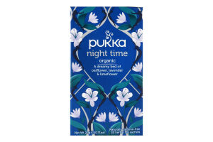 Смесь травяная органическая Night Time Pukka к/у 20г