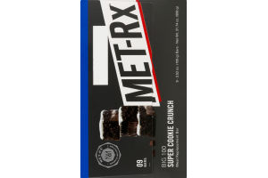 MET-Rx Big 100 Meal Replacement Bar Super Cookie Crunch - 9 CT